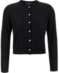 Theory - Cardigan À Boutonnière - Lyst