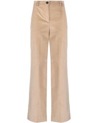 Lorena Antoniazzi - コーデュロイ ハイウエスト ワイドパンツ - Lyst