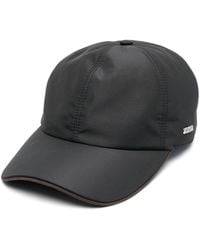 Zegna - Cappello da baseball con placca logo - Lyst