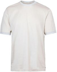 Eleventy - T-Shirt Con Orlo A Coste - Lyst