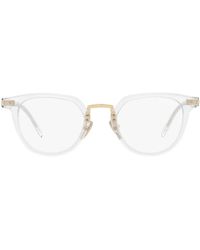 Prada - Pr 17Ys Mirrored Round-Frame Sunglasses - Lyst