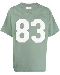 ERL - T-Shirt mit Nummer-Print - Lyst