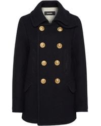 DSquared² - Double-Breasted Coat - Lyst