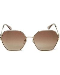 Twinset - Geometric-Frame Sunglasses - Lyst