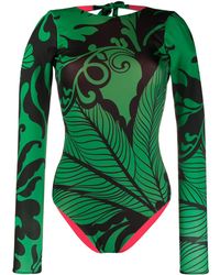 LaDoubleJ Wetsuit Met Colourblocking - Groen
