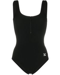 Off-White c/o Virgil Abloh Badpak Met Logo - Zwart