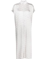 Balenciaga - Bb Monogram Midi Dress - Lyst