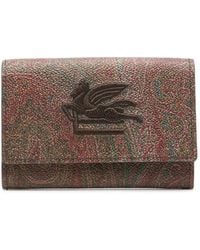 Etro - Pegaso-Motif Paisley Wallet - Lyst