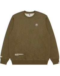 Aape By A Bathing Ape - Logo-Patch Crew-Neck Sweater - Lyst