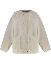 Halfboy - Geknöpfte Jacke Aus Schafsleder - Lyst