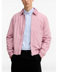 Benetton - Katoenen Jack Met Ribfluwelen Kraag - Lyst