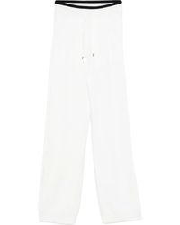 Lorena Antoniazzi - Sequin-Embellished Knit Drawstring Pants - Lyst