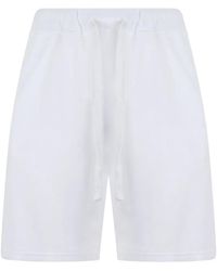 Fedeli - Pantalones Cortos De Algodón Con Cordones - Lyst