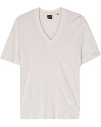 BOSS - T-Shirt Met Geborduurd Logo - Lyst