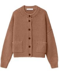 Iris Von Arnim - Chunky-Knit Patch-Pocket Cardigan - Lyst