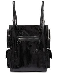 Stella McCartney - Crinkled-Finish Multi-Pocket Tote Bag - Lyst