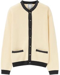 WOOYOUNGMI - Ribbed-Knit Buttoned Cardigan - Lyst