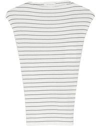 Sportmax - Striped Ribbed-Knit Top - Lyst
