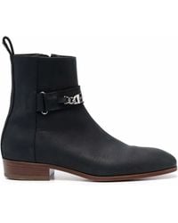 Philipp Plein - Nabuk Leather Ankle Boots - Lyst
