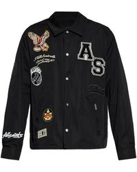 AllSaints - Patch-Embellished Jacket - Lyst