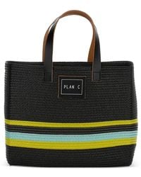 Plan C - Raffia Tote Bag - Lyst