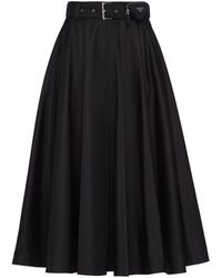 Prada - Re-nylon Pouch-embellished Miniskirt - Lyst