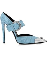 Philipp Plein - Crocodile-Embossed Pumps - Lyst