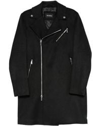 Karl Lagerfeld - Zip-Up Biker Jacket - Lyst