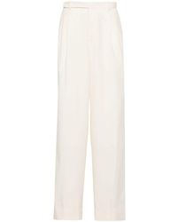 Brioni - Pleated Tailored Wool Trousers - Lyst