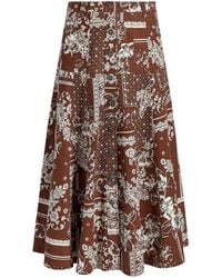 Cinq À Sept - Rok Met Paisley-Print En Knoop - Lyst