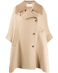 Chloé Oversized Cape - Natural