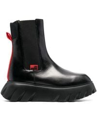 Love Moschino - Stivaletti Con Applicazione - Lyst