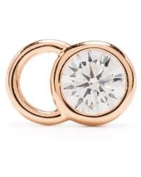 COURBET - 18Kt Recycled Rose Co Mono Laboratory-Grown Diamond Stud Earring - Lyst