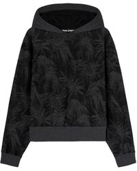 Palm Angels - Curved-Logo Hoodie - Lyst