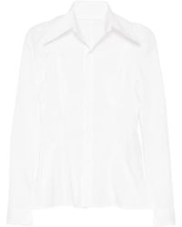 Yohji Yamamoto - Poplin Puff-Sleeve Shirt - Lyst