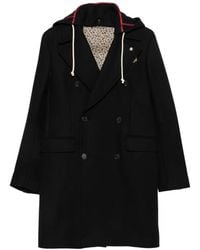 Manuel Ritz - Double-Breasted Hooded Coat - Lyst