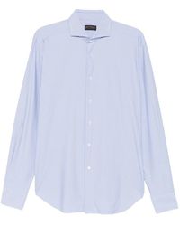 Dell'Oglio - Buttoned Striped Shirt - Lyst