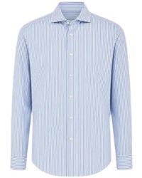 BASTONCINO - Vertical-Stripe Long-Sleeve Shirt - Lyst