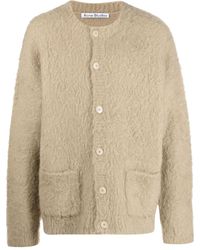 Acne Studios - Button-up Wool-mohair Cardigan - Lyst