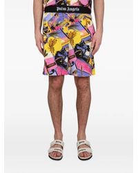 Palm Angels - Miami Printed Bermuda Shorts - Lyst