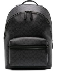 COACH - Charter Logo-print Leather Backpack - Lyst