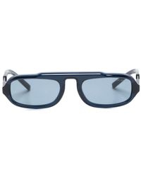 Giorgio Armani - Oval-frame Sunglasses - Lyst