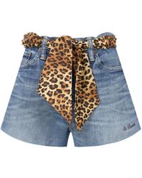 MC2 Saint Barth - Arizona Mini Denim Shorts - Lyst