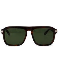 Ferragamo Eyewear - Tortoiseshell-Effect Square-Frame Sunglasses - Lyst