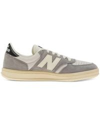 New Balance - T500 Suede Leather Sneakers - Lyst