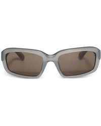 Jacquemus - X Linda Farrow Lunettes De Soleil À Monture Rectangulaire - Lyst