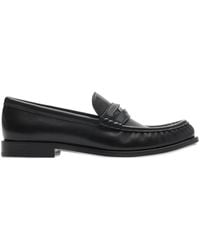 Burberry - Knight-Penny Leather Loafers - Lyst