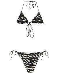 Ermanno Scervino - Printed Triangle Bikini Set - Lyst