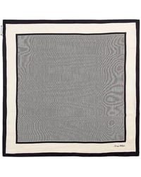 Tommy Hilfiger - Striped-Pattern Silk Scarf - Lyst