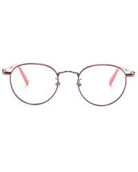 Moncler - Round-Frame Glasses - Lyst